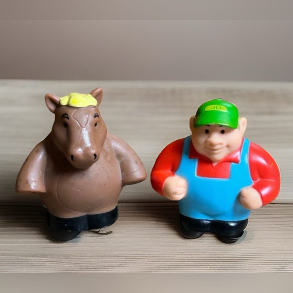 Tomy Ertl John Deere Animal Sounds Hayride Tractor Replacement Farmer & Horse